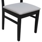 Cadeira Madeira Maciça Lyon Encosto Telinha Assento Estofado