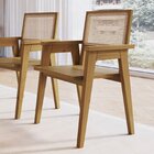 Cadeira Madeira Maciça Paglia  Mel