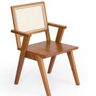 Cadeira Madeira Maciça Paglia  Mel