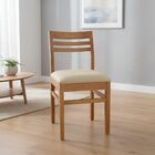 Cadeira Madeira Maciça Para Sala De Jantar Diamante Natural/b