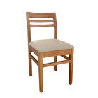 Cadeira Madeira Maciça Para Sala De Jantar Diamante Natural/b