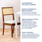 Cadeira Madeira Maciça Tiê Cabecasa Madeiraoriginals Amêndoa/