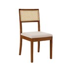 Cadeira Madeira Maciça Tiê Cabecasa Madeiraoriginals Amêndoa/