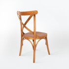 Cadeira Madeira Sala De Estar Gourmet Katrina Paris Amêndoa