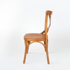 Cadeira Madeira Sala De Estar Gourmet Katrina Paris Amêndoa