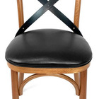 Cadeira Madeira Sala De Jantar Cozinha Gourmet Luxo Preta - M