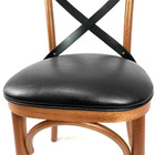 Cadeira Madeira Sala De Jantar Cozinha Gourmet Luxo Preta - M