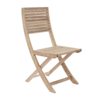 Cadeira Madeira Solaris 91x42x42cm Bege Naterial