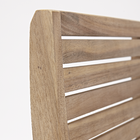 Cadeira Madeira Solaris 91x42x42cm Bege Naterial