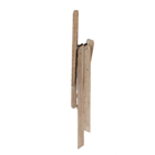 Cadeira Madeira Solaris Origami Bege Naterial