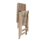 Cadeira Madeira Solaris Origami Bege Naterial