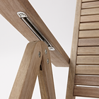 Cadeira Madeira Solaris Origami Bege Naterial