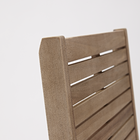 Cadeira Madeira Solaris Origami Bege Naterial