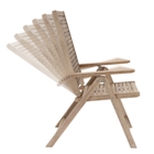 Cadeira Madeira Solaris Origami Bege Naterial