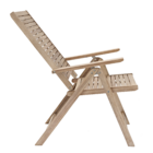 Cadeira Madeira Solaris Origami Bege Naterial