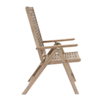 Cadeira Madeira Solaris Origami Bege Naterial