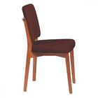 Cadeira Madeira Tramontina Berlim Tauari Amendoa S