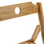 Cadeira Madeira Tropicália 78x42cm Marrrom Naterial