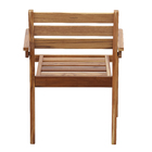 Cadeira Madeira Tropicália 89x55cm Marrom Naterial