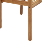 Cadeira Madeira Tropicália 89x55cm Marrom Naterial