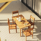 Cadeira Madeira Tropicália 89x60cm Marrrom Naterial