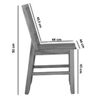 Cadeira Madri Madeira Maciça Natural