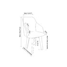 Cadeira Malta Giratória Mad T07 Cinza