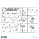 Cadeira Manhattan Black Diretor - Caramelo