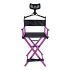 Cadeira Maquiador Diretor Cinema Alumínio Pelegrin Pel-y02c P