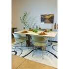 Cadeira Marcela Base Aço Rivatti Móveis Verde Alecrim