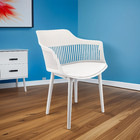 Cadeira Marcela Montreal Mena Polipropileno Com Estofado Bran