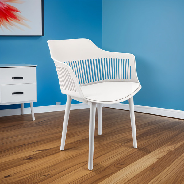 Cadeira Marcela Montreal Mena Polipropileno Com Estofado Bran