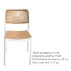 Cadeira Maya Telinha Cozinha Empilhável Jantar