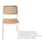 Cadeira Maya Telinha Cozinha Empilhável Jantar