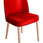 Cadeira Maytê Estofada - Vermelha