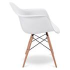 Cadeira Melbourne Eiffel Kit 2 Base Madeira Sala De Jantar Br