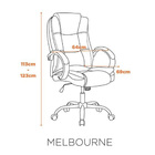 Cadeira Melbourne - Preta