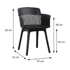 Cadeira Mena - Preta