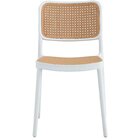 Cadeira Mera Para Sala De Estar Branca/bege