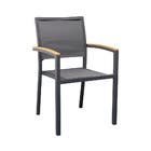Cadeira Metal e Fibra MARAGOGI 84,5x56x55cm Grafite Rivatti