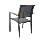Cadeira Metal e Fibra MARAGOGI 84,5x56x55cm Grafite Rivatti
