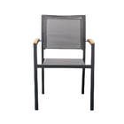 Cadeira Metal e Fibra MARAGOGI 84,5x56x55cm Grafite Rivatti