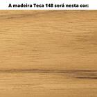 Cadeira Mh-3224 Herval Madeira Maciça Teca Encosto Em Palha A