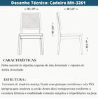 Cadeira Mh-3261 Herval Amêndoa Encosto Com Palha Natural Asse