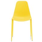 Cadeira Miami Base Aço - Amarelo