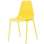 Cadeira Miami Base Aço - Amarelo