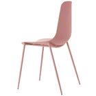 Cadeira Miami Base Aço - Rose
