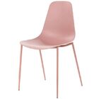 Cadeira Miami Base Aço - Rose