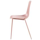 Cadeira Miami Base Aço - Rose