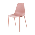 Cadeira Miami Base Aço - Rose